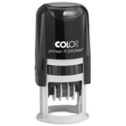 COLOP Datumstempel Printer R 24-Dater, rund, schwarz