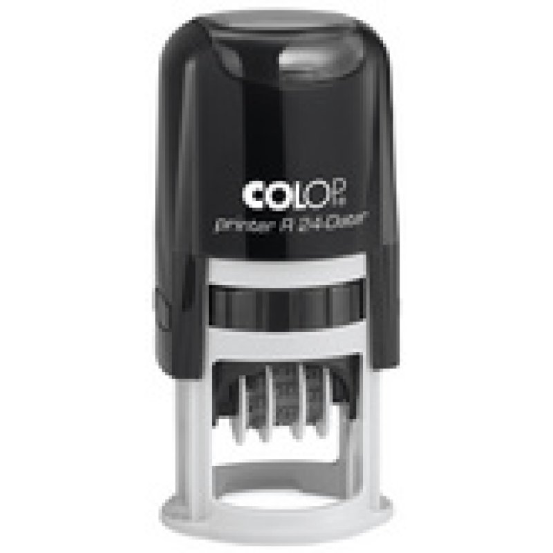 COLOP Datumstempel Printer R 24-Dater, rund, schwarz