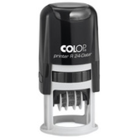 COLOP Datumstempel Printer R 24-Dater, rund, schwarz