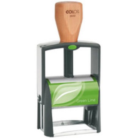 COLOP Tampon pour texte Classic 2600 Green Line, 8 lignes