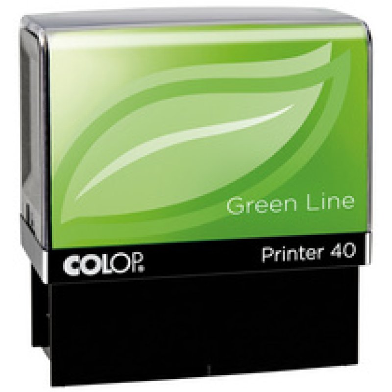 COLOP Tampon pour texte Printer 40 Green Line, 6 lignes