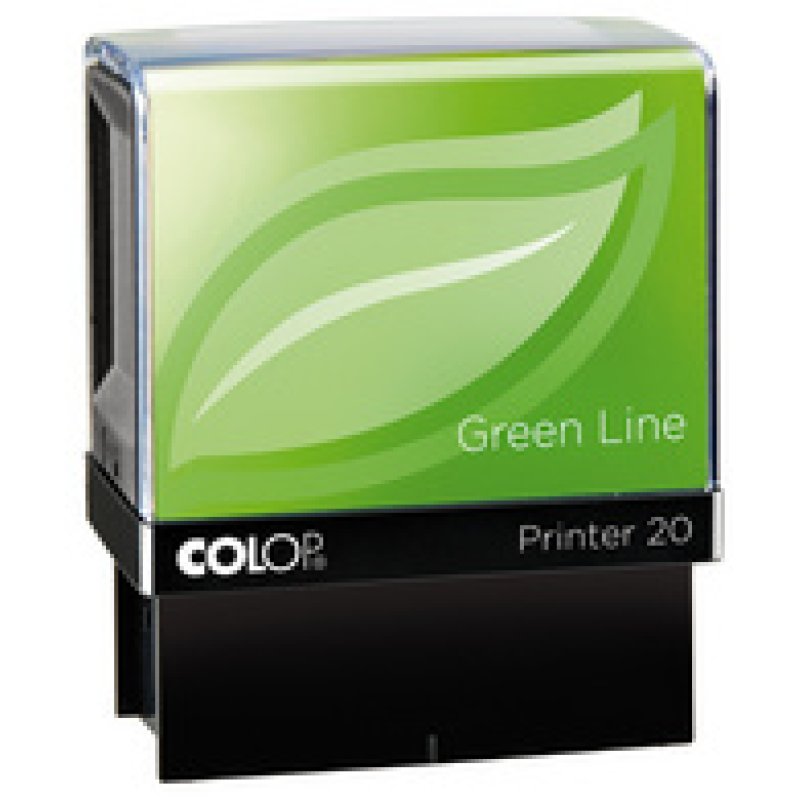 COLOP Tampon pour texte Printer 20 Green Line, 4 lignes