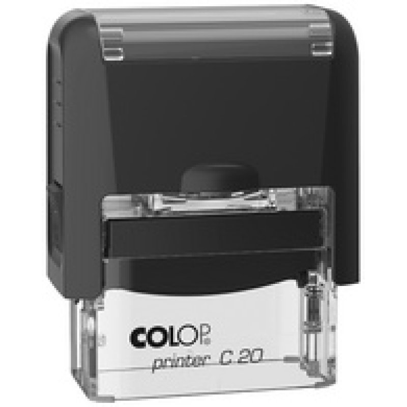 COLOP Tampon pour texte Printer C20, 4 lignes, noir