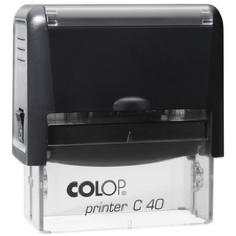 COLOP Tampon pour texte Printer C40, 6 lignes, noir