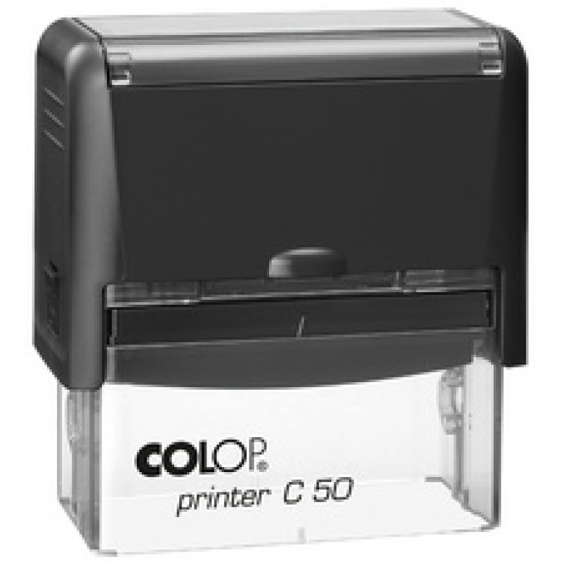 COLOP Tampon pour texte Printer C50, 7 lignes, noir