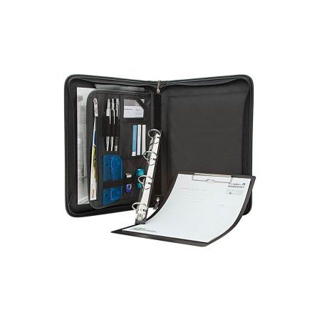 Wedo 58 5001 personal organizer Leather, Nylon Black