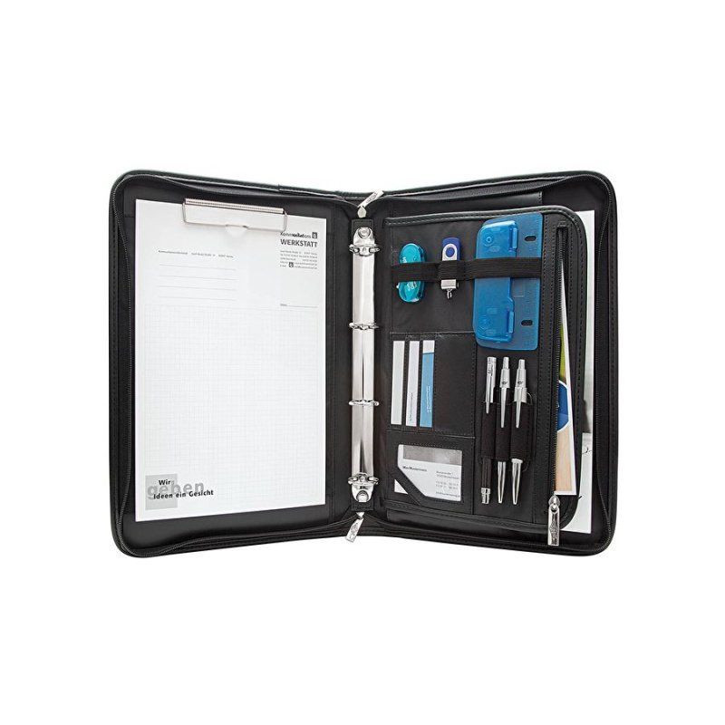 Wedo 58 5001 personal organizer Leather, Nylon Black