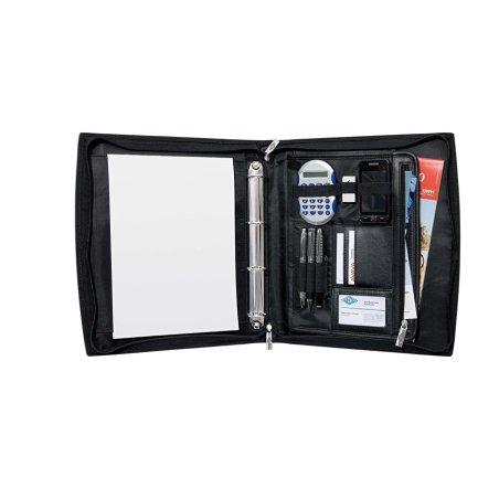 WEDO Porte-documents Elegance, A4, similicuir/nylon, noir