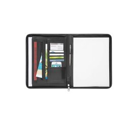 WEDO Chemise de conférence Accento, A4, similicuir, noir