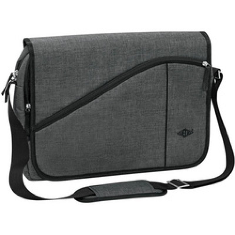 WEDO Sacoche pour notebook Messenger Bag COLLEGE, gris