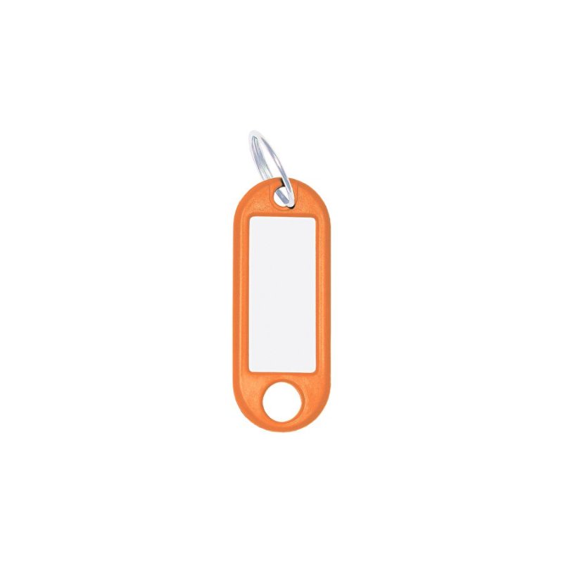 WEDO Porte-clés avec anneau, diamètre: 18 mm, orange