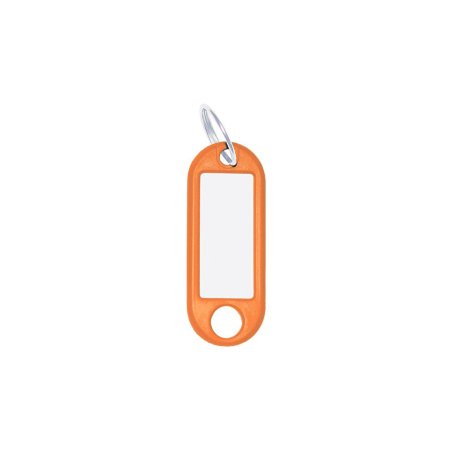 WEDO Porte-clés avec anneau, diamètre: 18 mm, orange