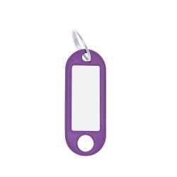 WEDO Porte-clés avec anneau, diamètre: 18 mm, violet