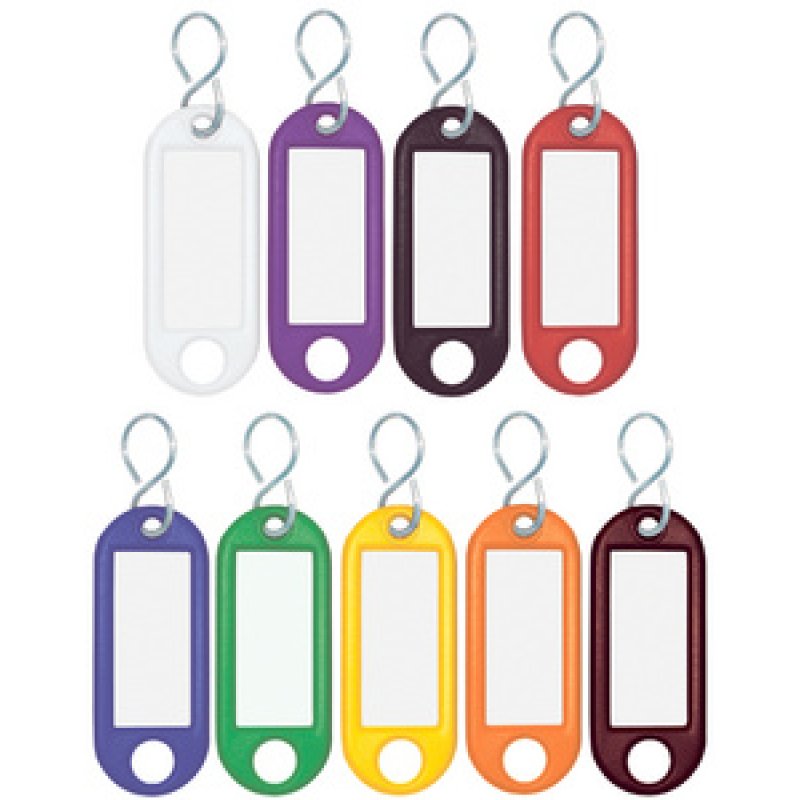 WEDO Porte-clés avec crochet en S, grand paquet, violet