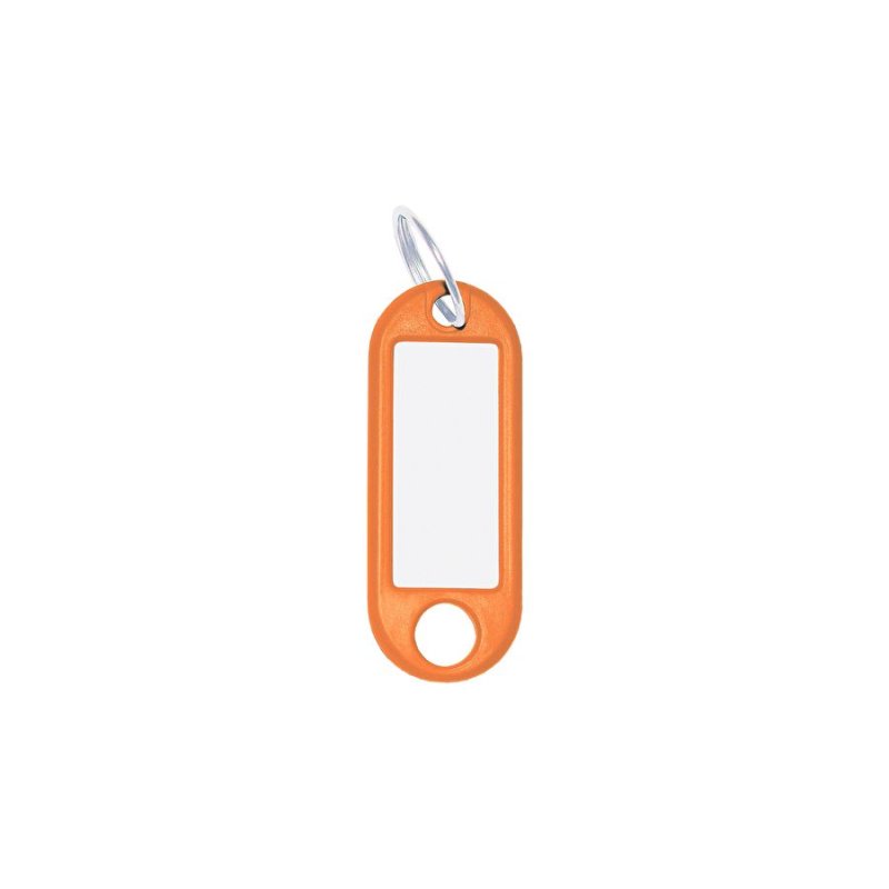 WEDO Porte-clés avec anneau, diamètre: 18 mm, orange
