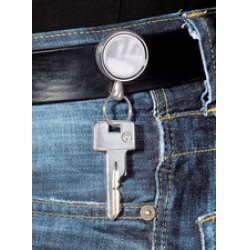 WEDO Clip de ceinture, avec cordon extensible en acier