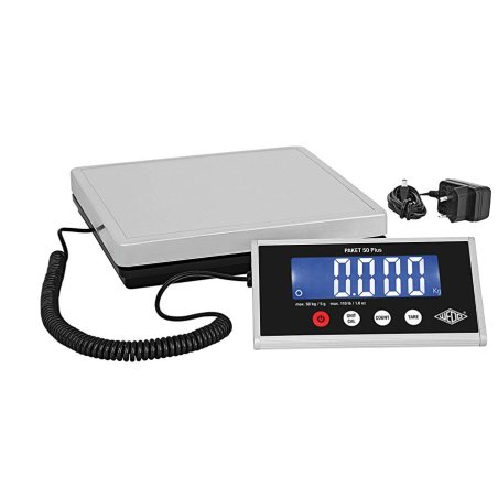 Wedo 50 7605005 postal scale Electronic postal scale Black, Silver
