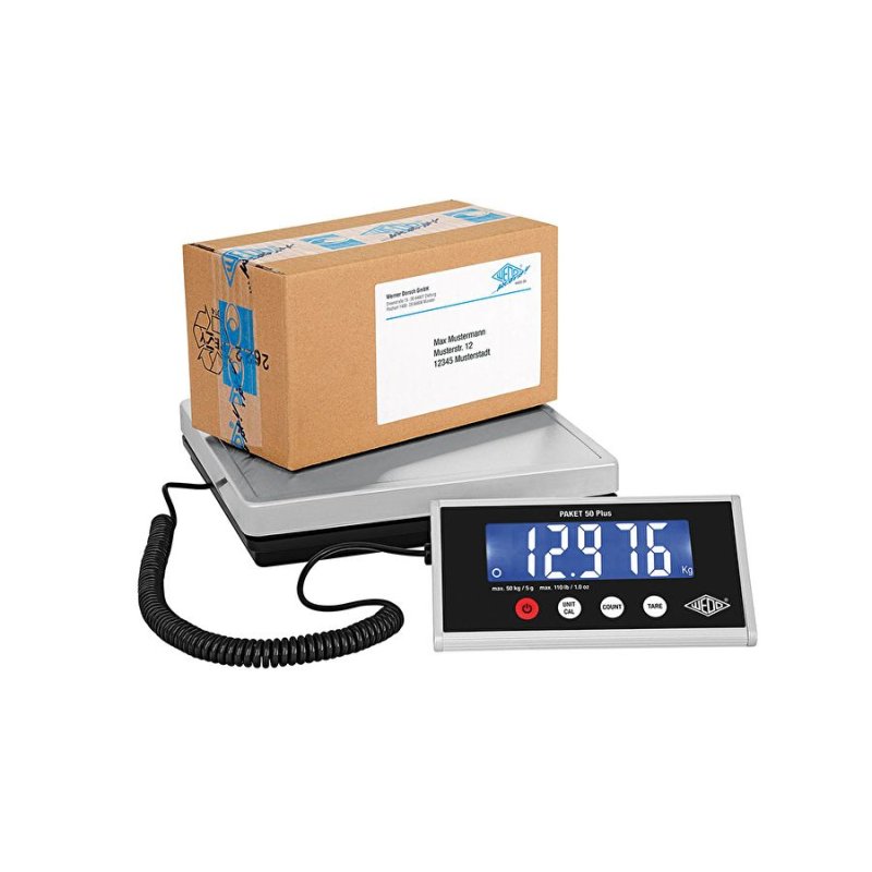 WEDO Pèse-paquet électronique Paket 50 Plus, 50 kg