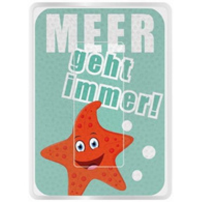 WEDO Brillen-Putztuch PocketCleaner "MEER geht immer!"