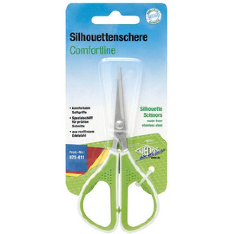 WEDO Ciseaux à silhouette Comfortline, longueur: 114 mm