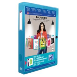 Oxford Boite de rangement POLYVISION, A4, PP, dos: 40 mm