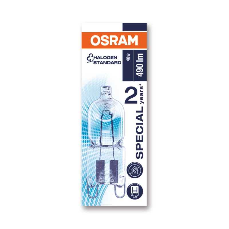 Osram HALOPIN OVEN 40 W 230 V G9 halogen bulb Warm white