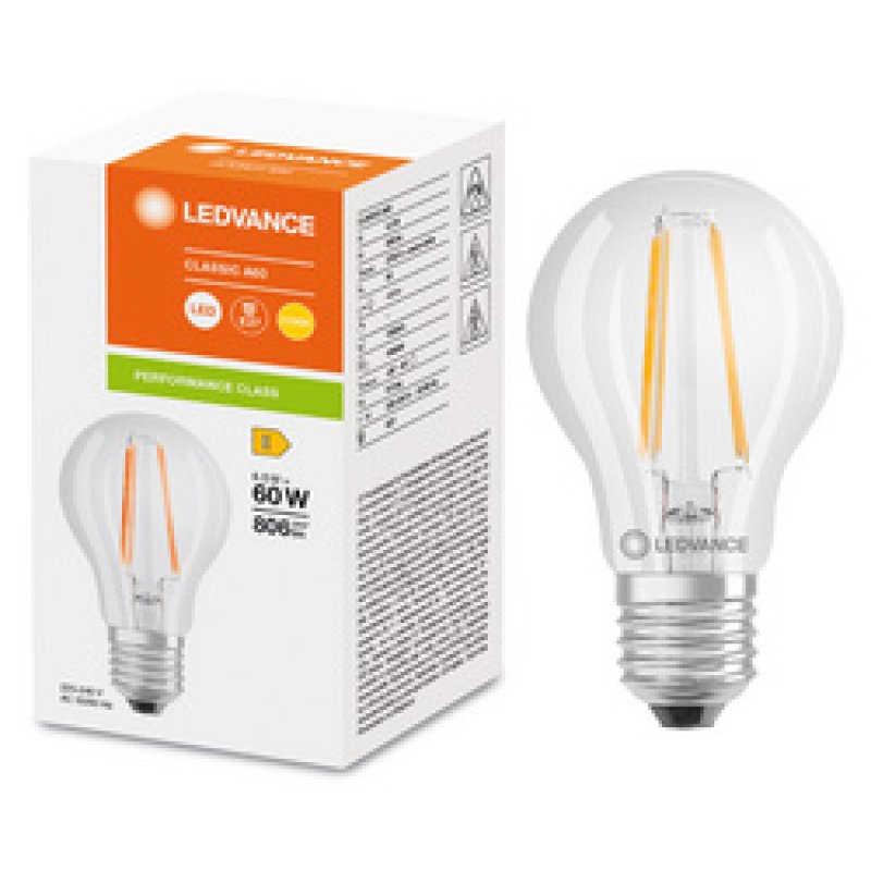 LEDVANCE Ampoule LED CLASSIC A, 4 Watt, E27, clair
