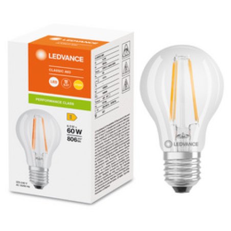 LEDVANCE Ampoule LED CLASSIC A, 4 Watt, E27, clair