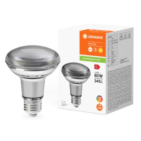 LEDVANCE Ampoule LED R80 DIM, 8,5 Watt, E27 (827)