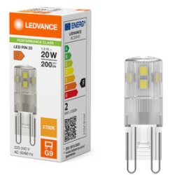LEDVANCE Ampoule LED PIN 20, 1,9 Watt, G9 (827)
