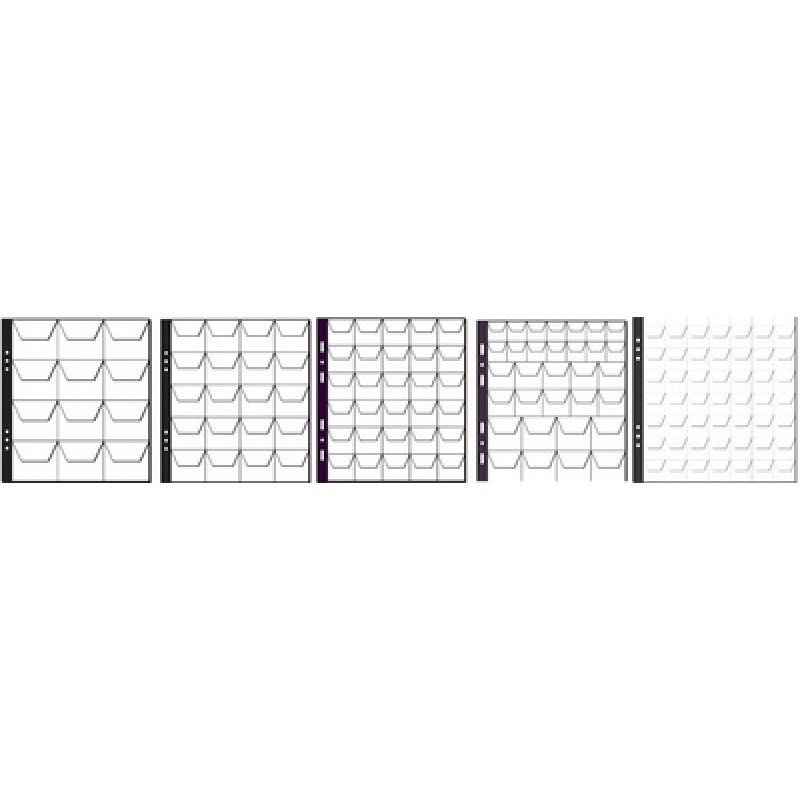 PAGNA Münzalbum, 4-Ring-Mechanik, schwarz