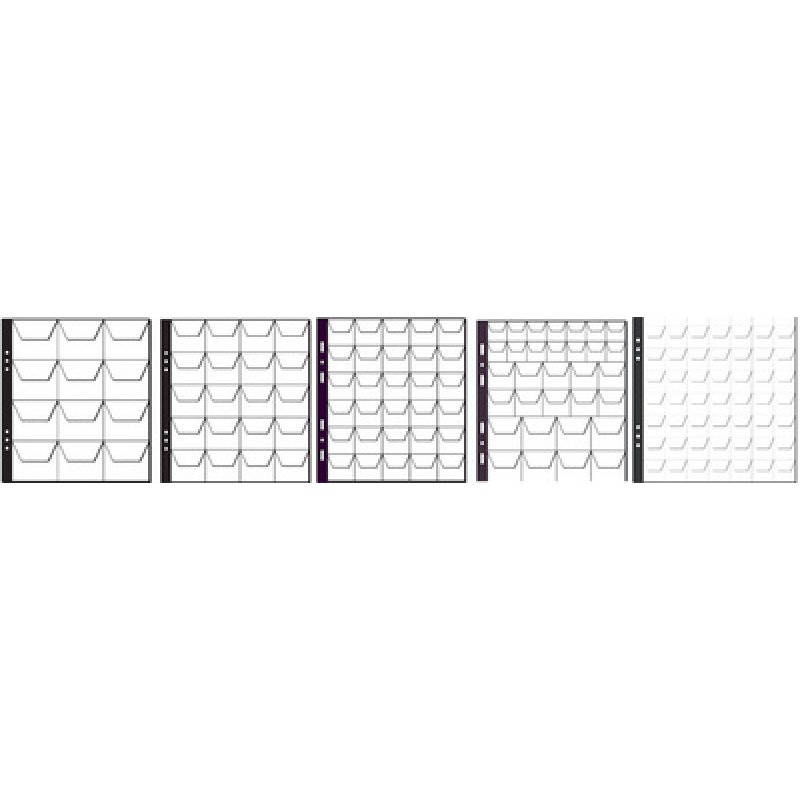 PAGNA Münzalbum, 4-Ring-Mechanik, blau