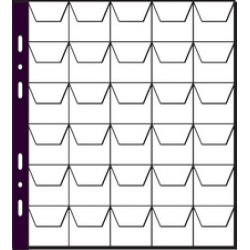 PAGNA Pochettes pour collection de pièces de monnaie,30 com-