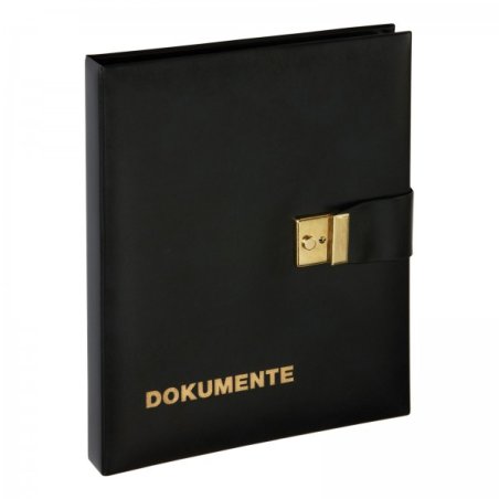 PAGNA Dokumentenmappe, Kunstleder, DIN A4, schwarz