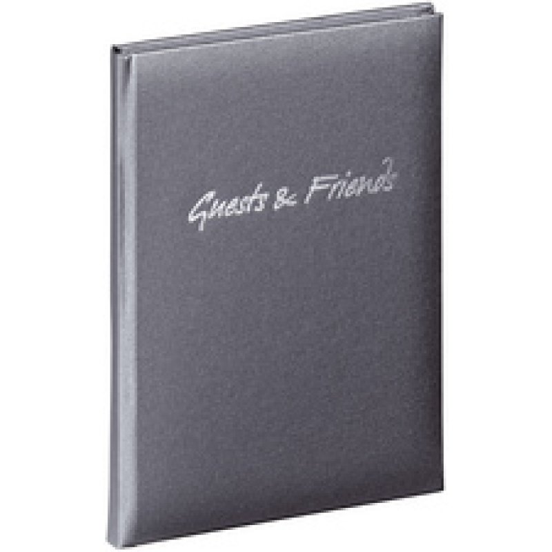 PAGNA Livre d'or "Guests & Friends", anthracite, 144 pages