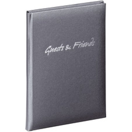 PAGNA Livre d'or "Guests & Friends", anthracite, 144 pages
