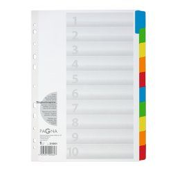 Pagna 31001-08 intercalaire Carton, Polypropylène (PP) Blanc 20 pièce(s)