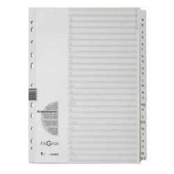 Pagna 31007-08 intercalaire Carton, Polypropylène (PP) Blanc