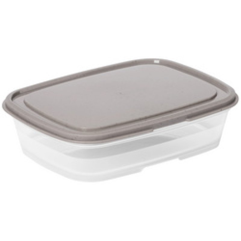 smartstore Boîte de conservation, 0,8 L, gris / transparent