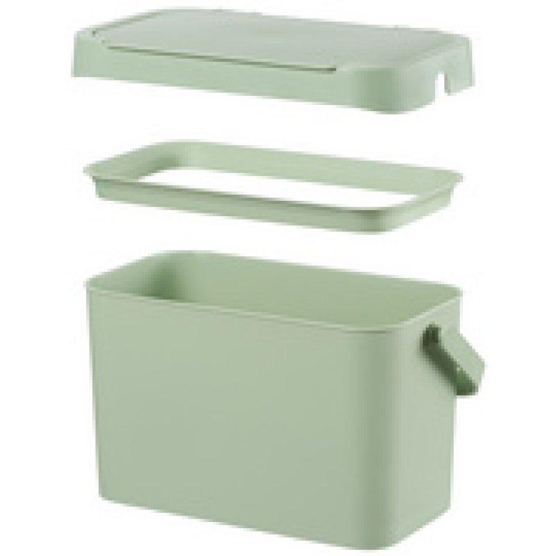 smartstore Poubelle bio "Collect Biowaste", 5 L, blanc