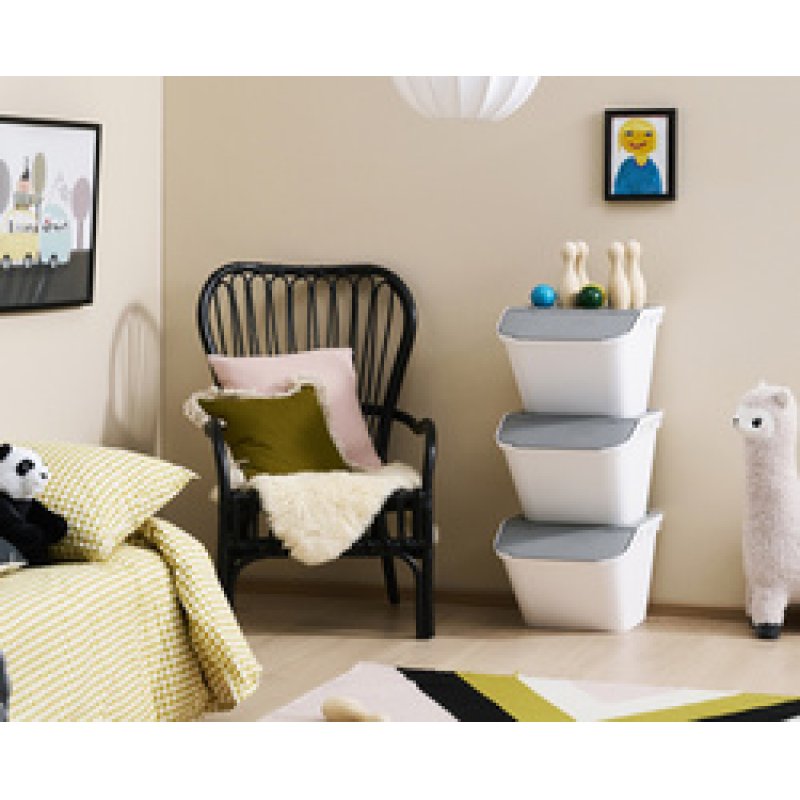 smartstore Bac de rangement/recyclage Stack-it M, 37 L