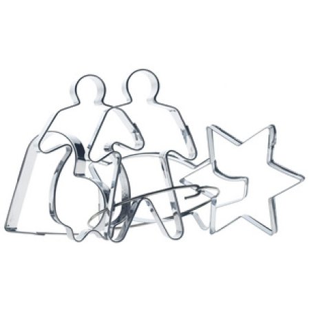 GastroMax Emporte-pièce Tradition, set de 5, inox