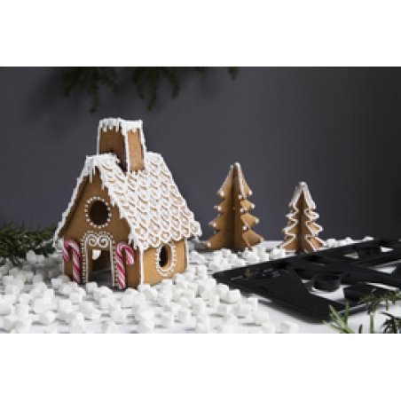 GastroMax Emporte-pièce 3D "Sapin en pain d'épices"