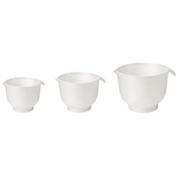 GastroMax Bol mélangeur, blanc, set de 3