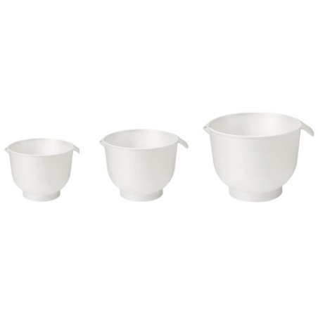 GastroMax Bol mélangeur, blanc, set de 3