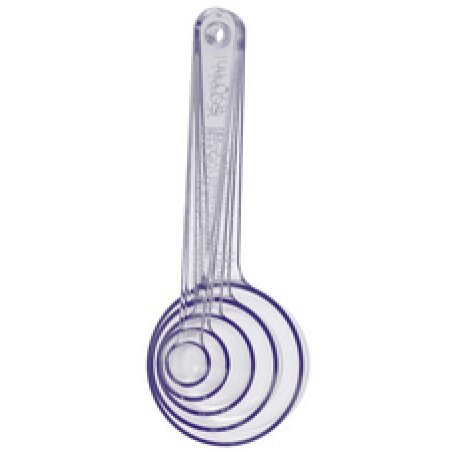 GastroMax Cuillère doseuse, plastique, set de 5
