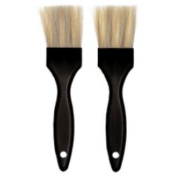 GastroMax Pinceau de cuisine, noir, set de 2