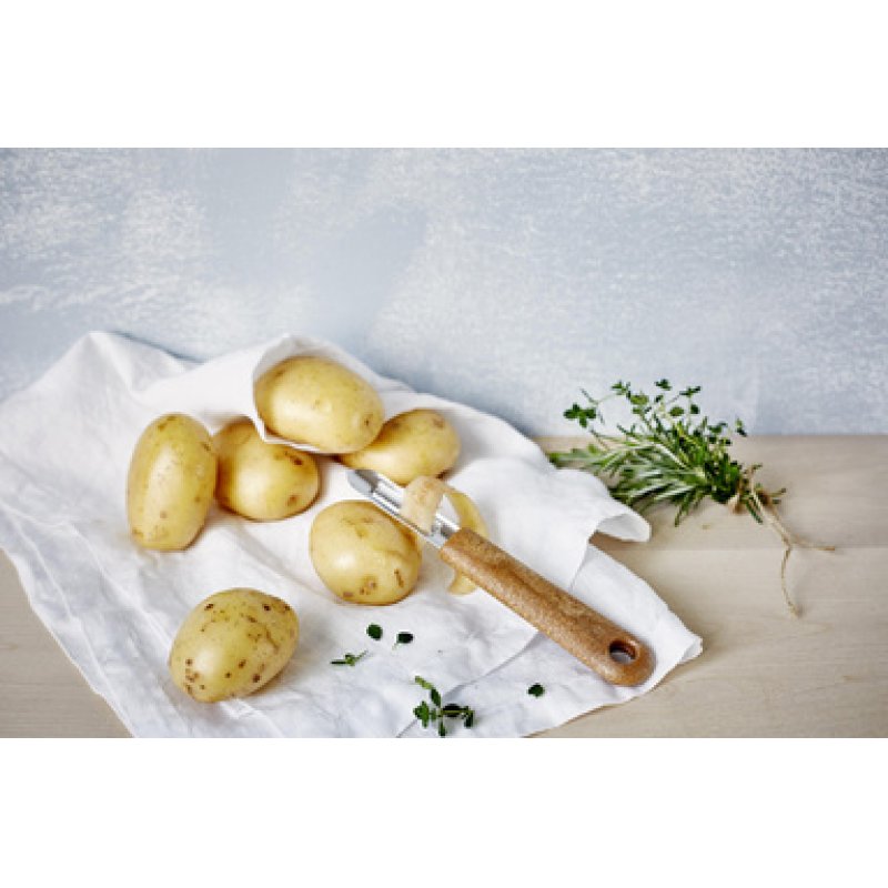 GastroMax Eplucheur économe BIO, manche effet bois