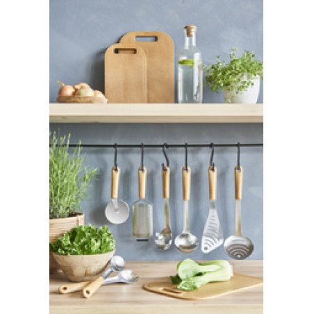 GastroMax Fourchette de service BIO, manche effet bois