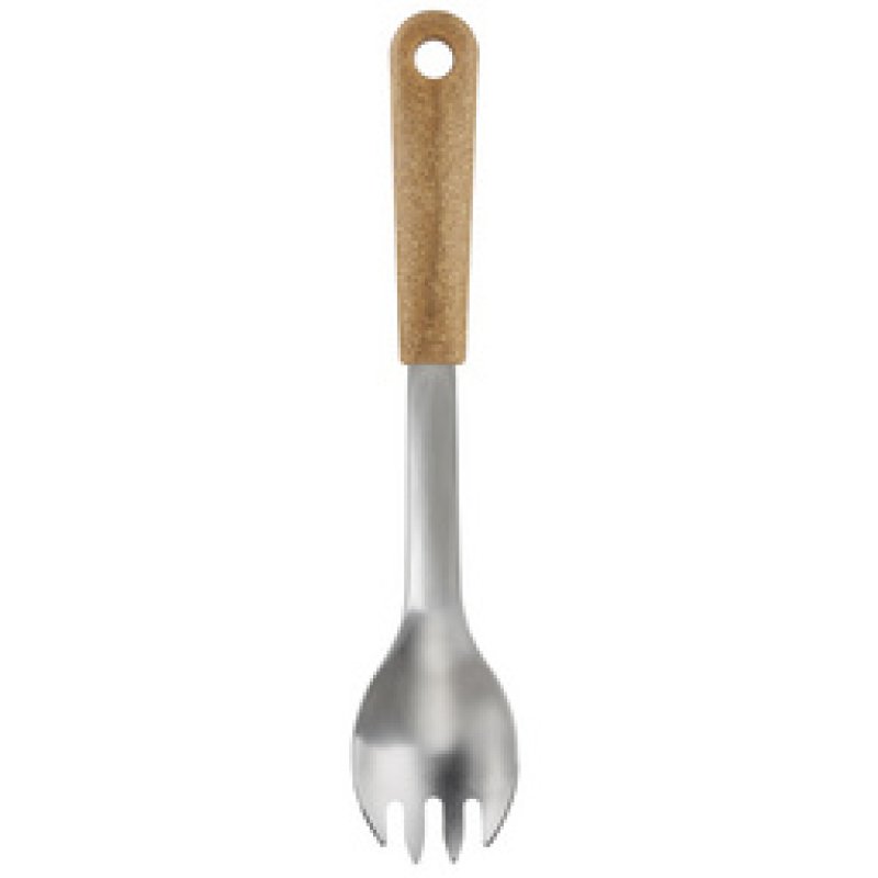 GastroMax Fourchette de service BIO, manche effet bois